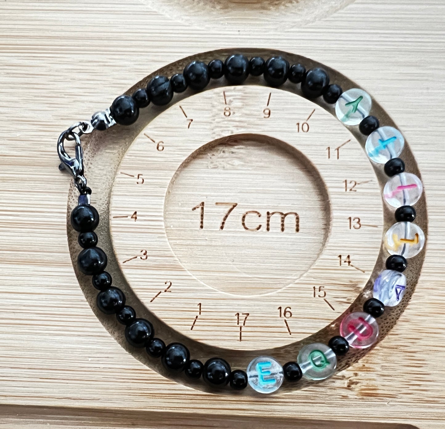EQUALITY - Armband - schwarz/transparent/bunt