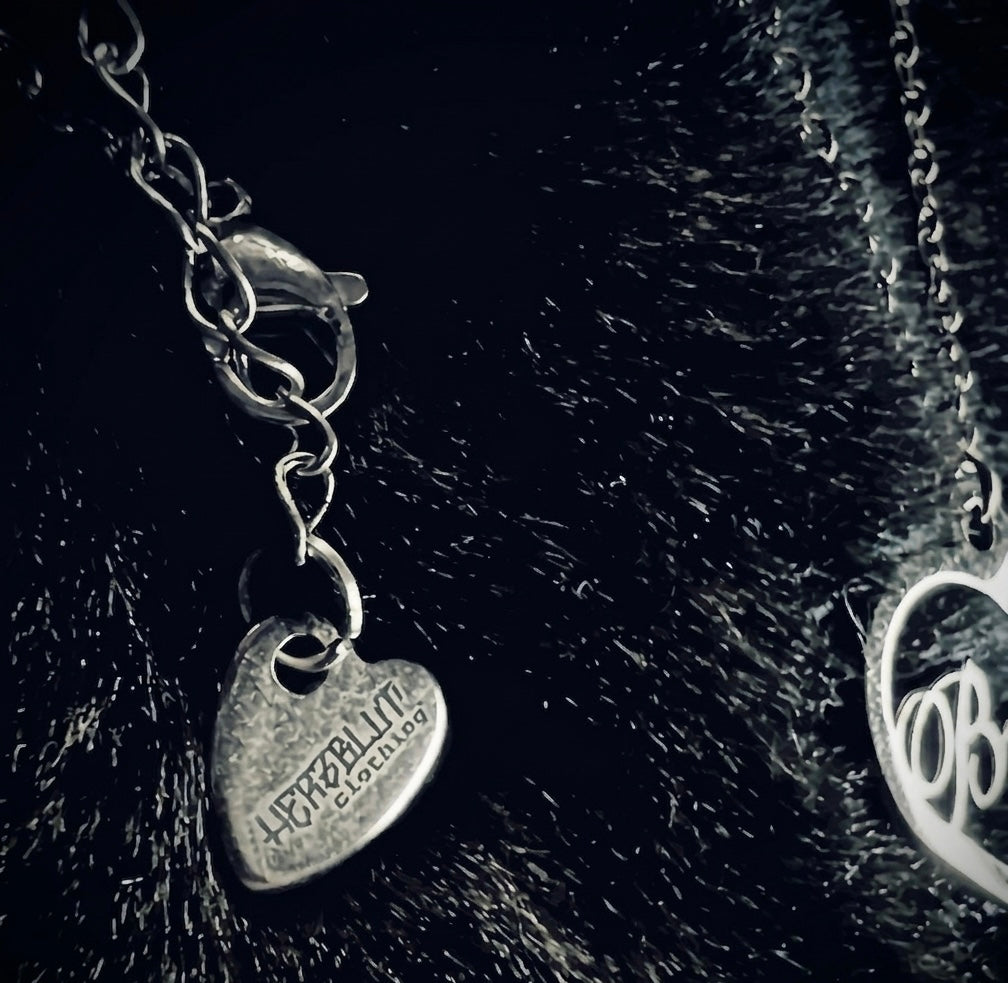 BROKEN HEART Kette - gold/silber