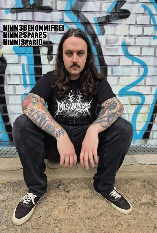 MISANTHROP - BLACK METAL - T-Shirt - schwarz