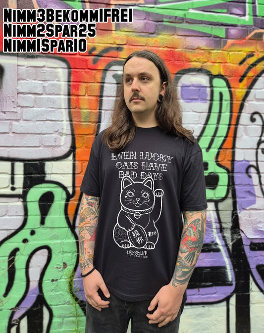 LUCKY CAT - T-Shirt - schwarz