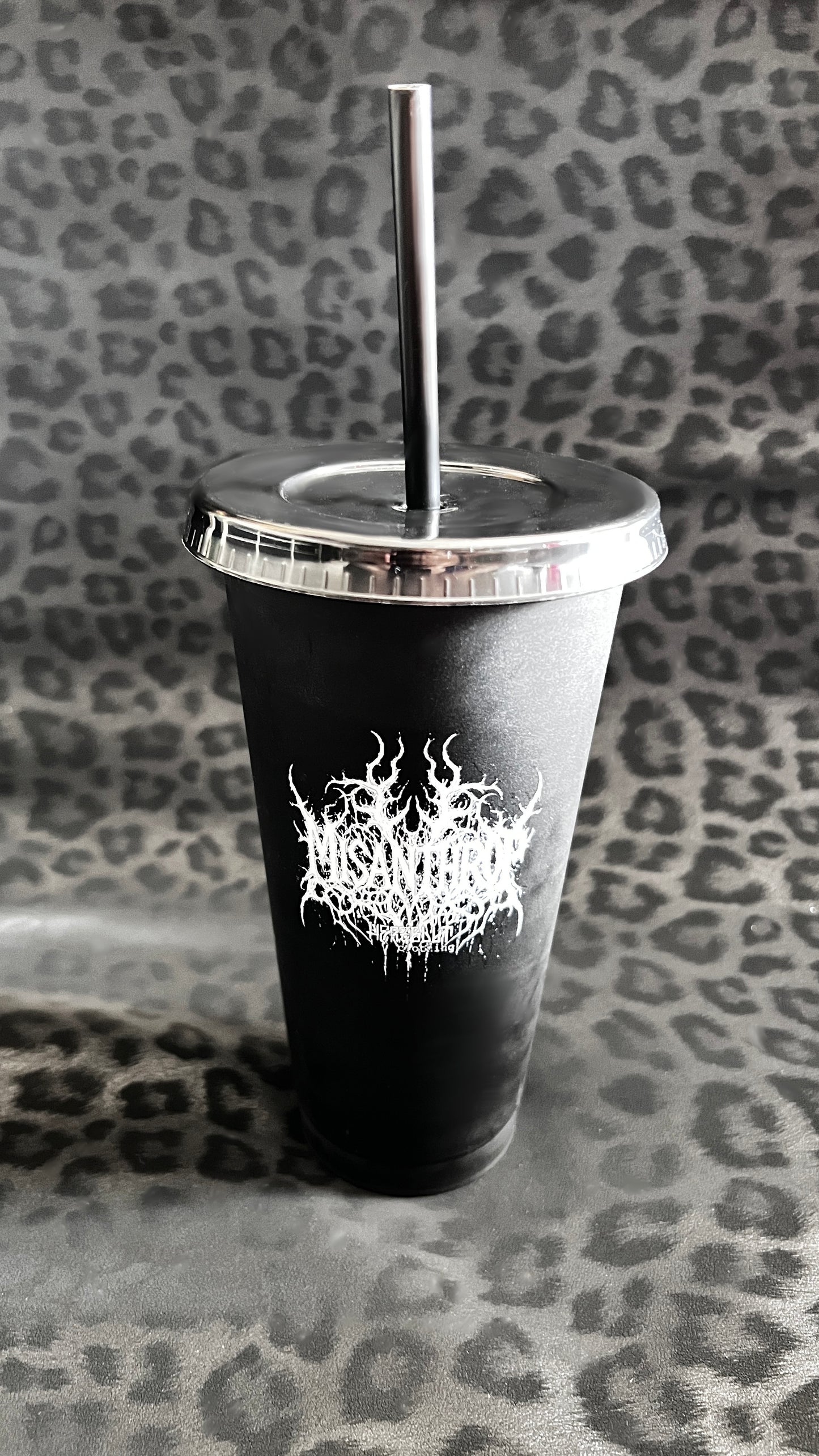 MISANTHROP BLACK METAL - Trinkhalm-Becher
