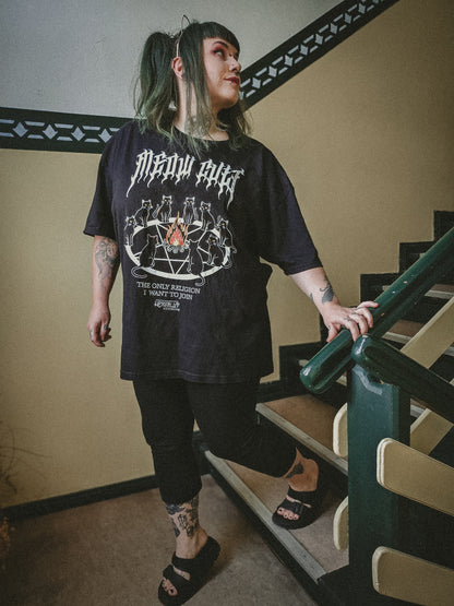 MEOW CULT - T-Shirt - schwarz