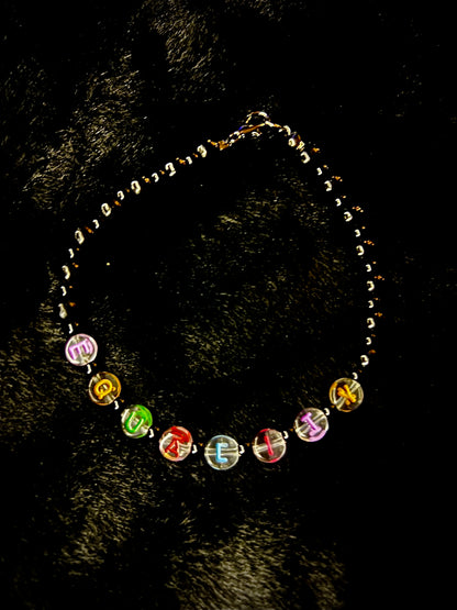 EQUALITY - Armband - schwarz/transparent/bunt