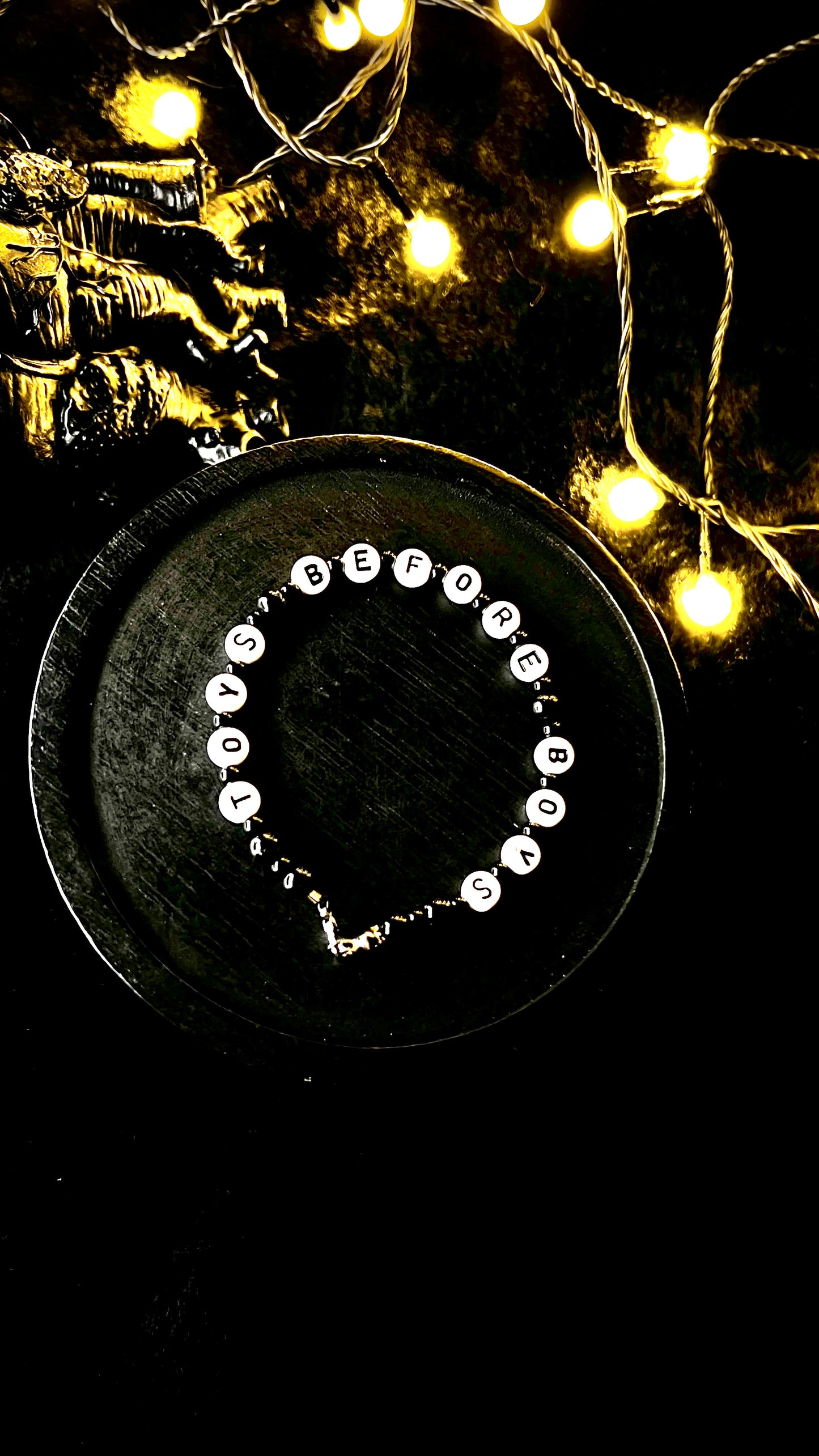 TOYS BEFORE BOYS Armband - schwarz/weiß