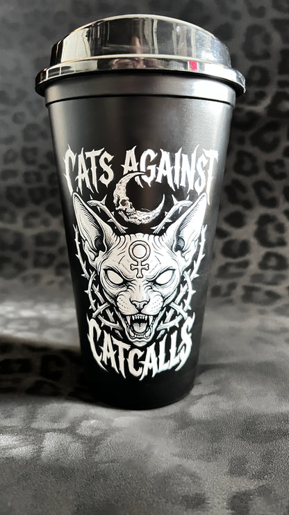 CAT AGAINST CATCALLS - Kaffee-Becher