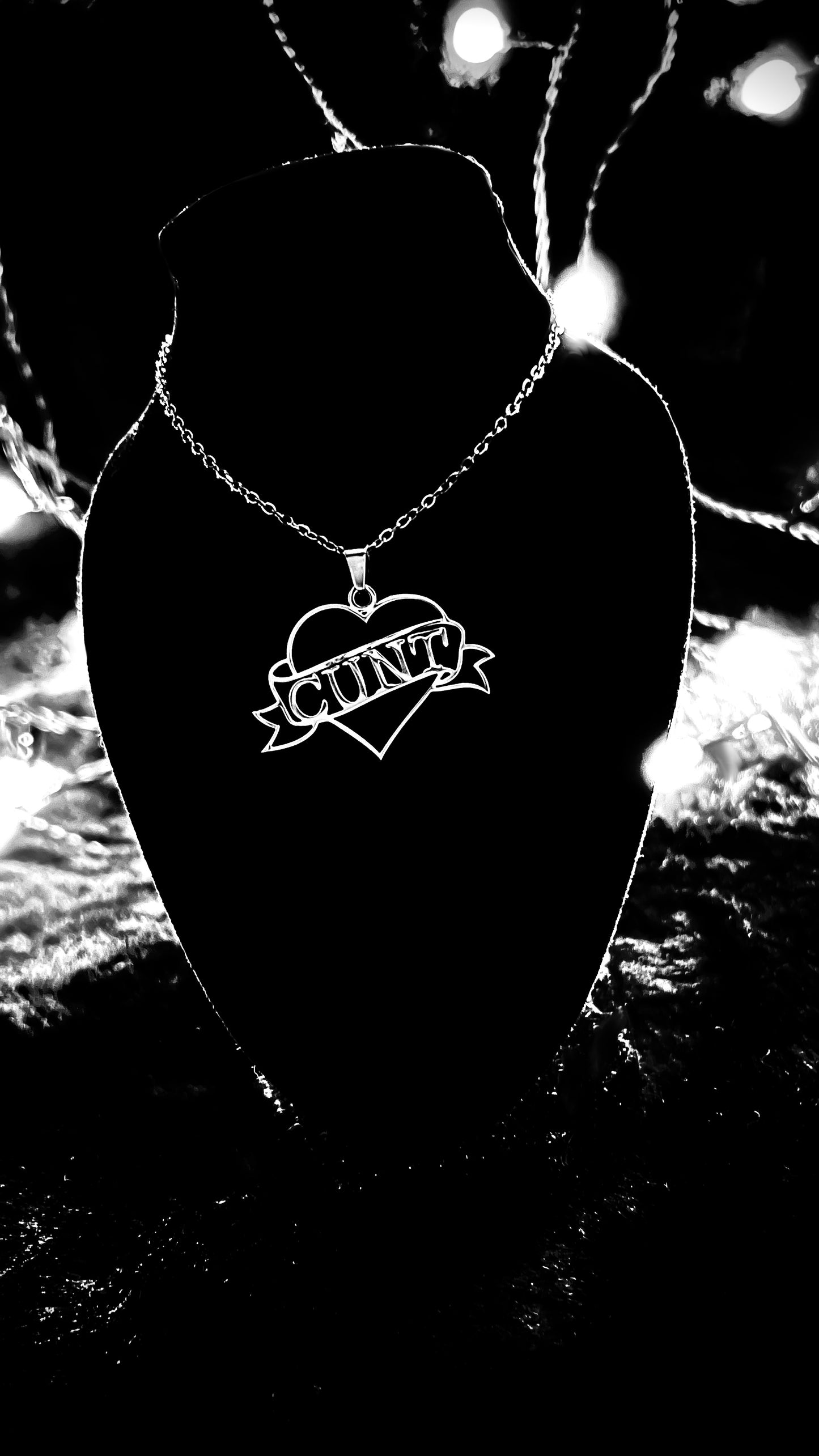 CUNT - Kette - gold/silber