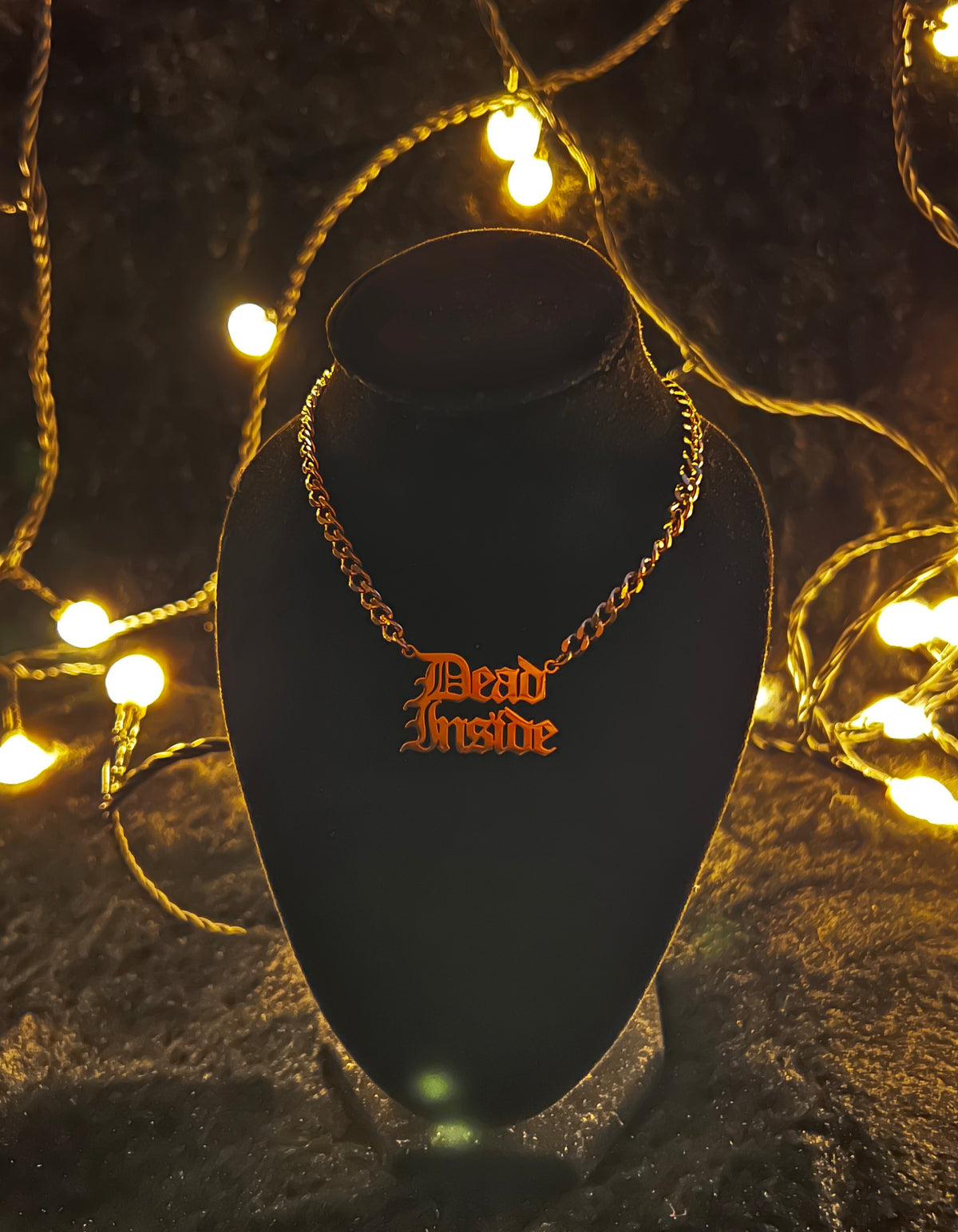 DEAD INSIDE  Kette - gold/silber