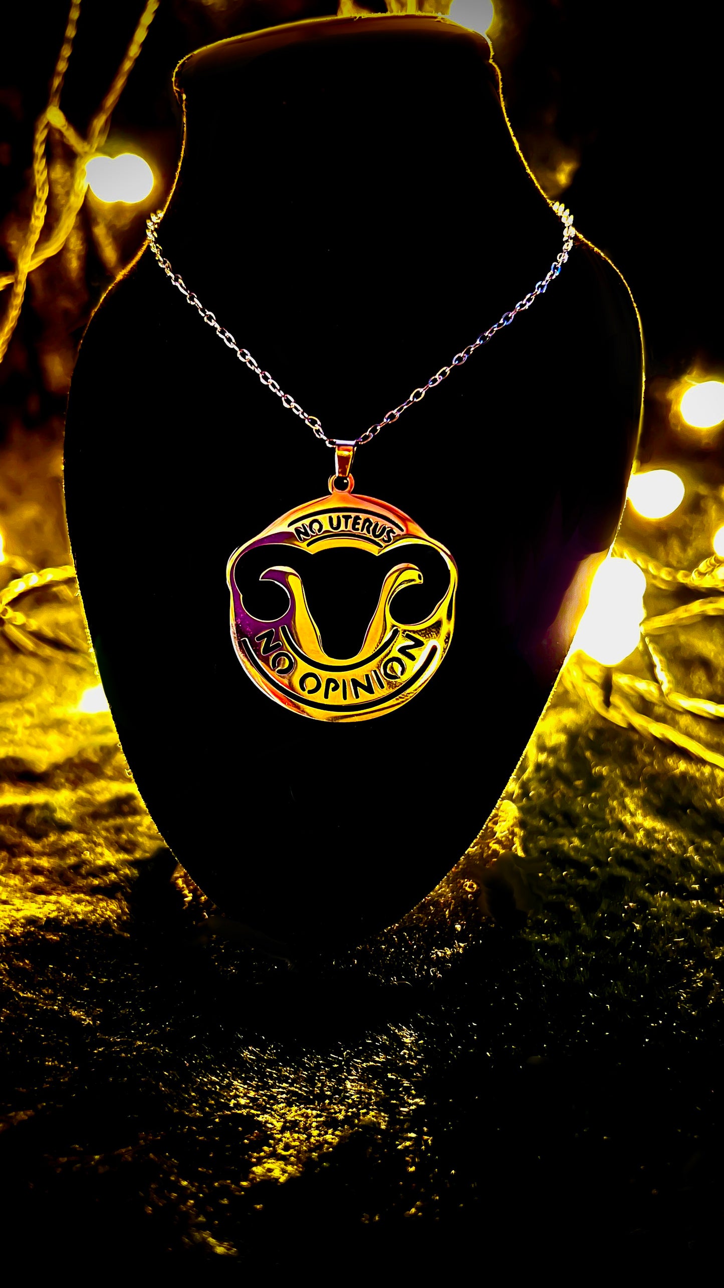 NO OPINION - Kette - gold/silber