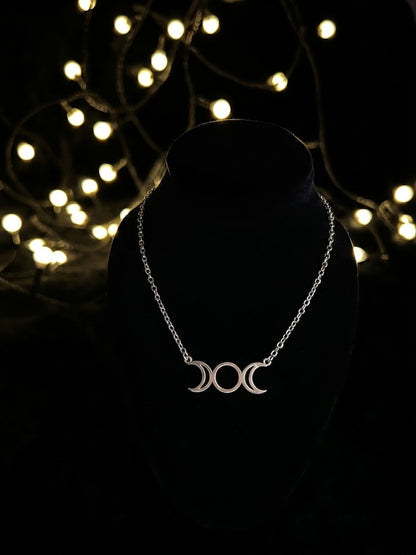 MOON Kette - gold/silber