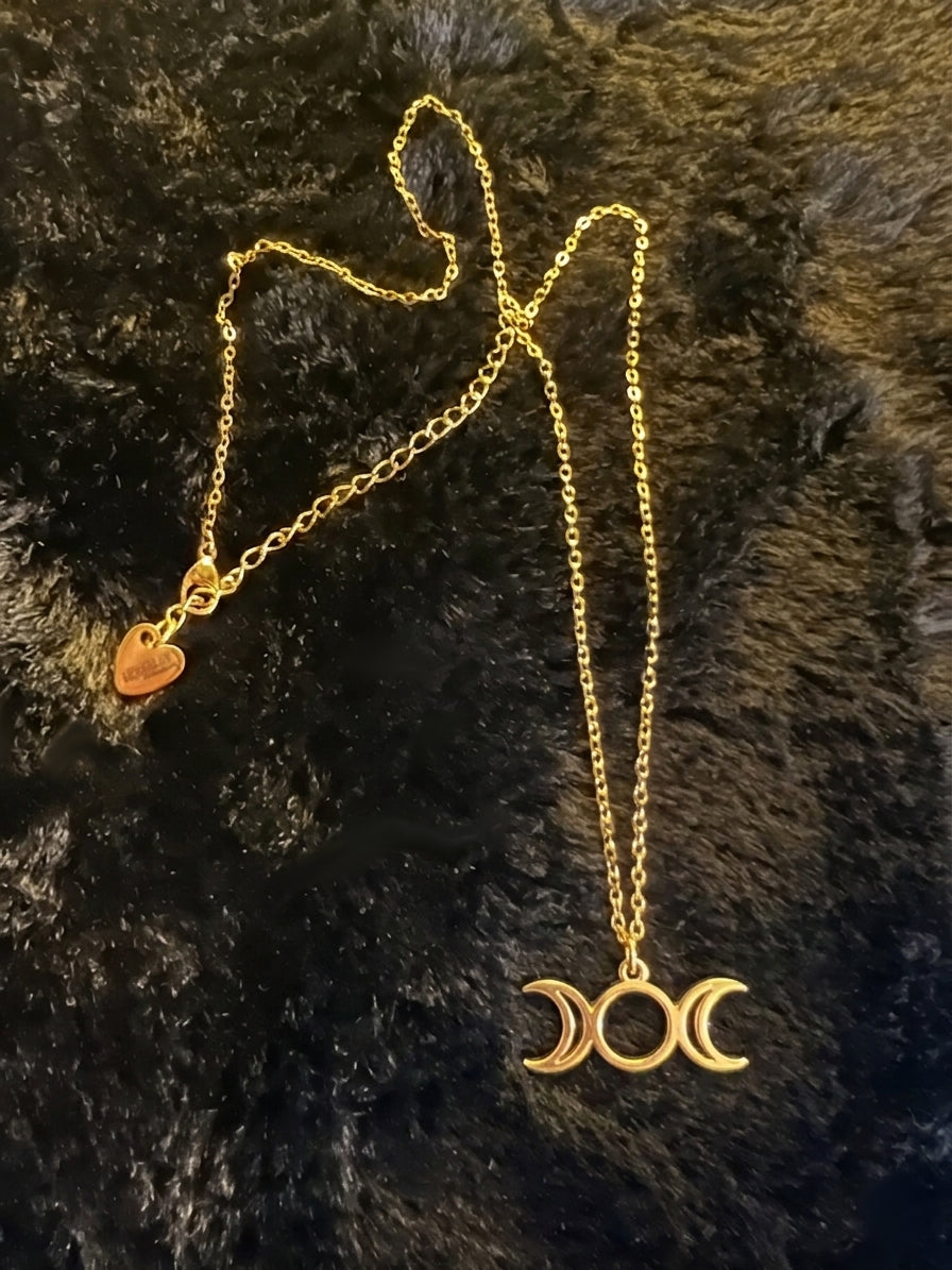 MOON Kette - gold/silber