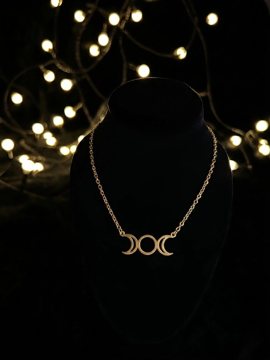 MOON Kette - gold/silber