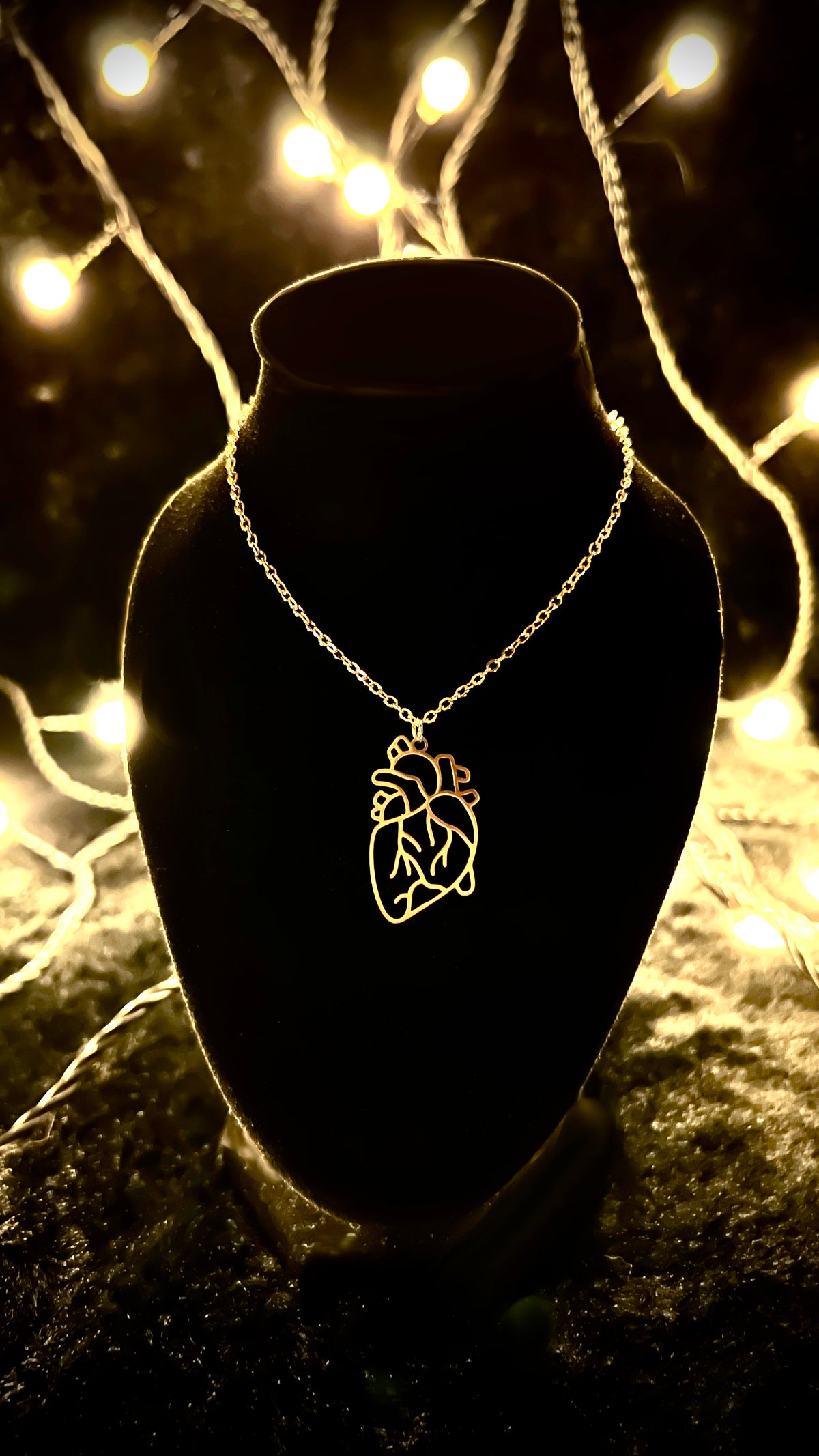 HEARTBEAT - Kette - gold/silber