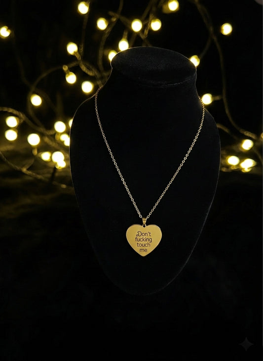 DON‘T TOUCH Kette - gold/silber