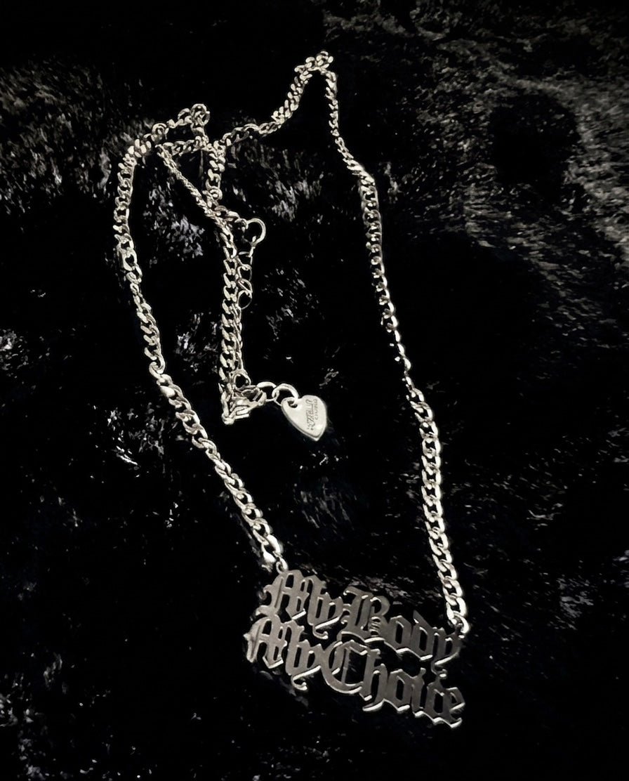 MY BODY MY CHOICE Kette - gold/silber
