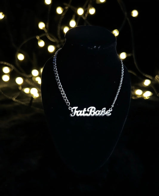 FAT BABE Kette - gold/silber