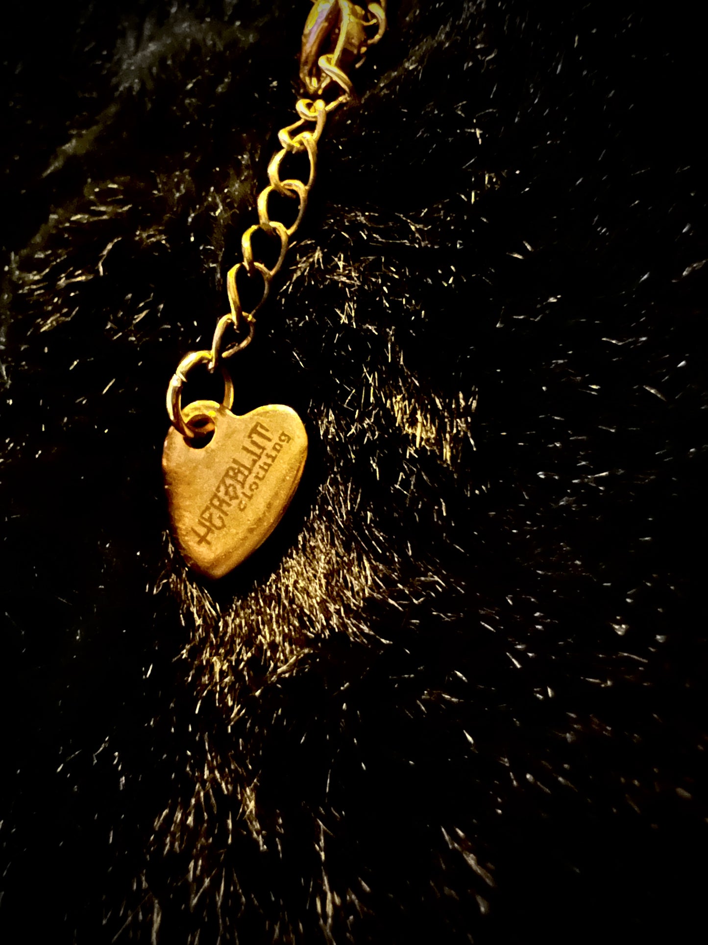 HATE HUMANS - Kette - gold/silber