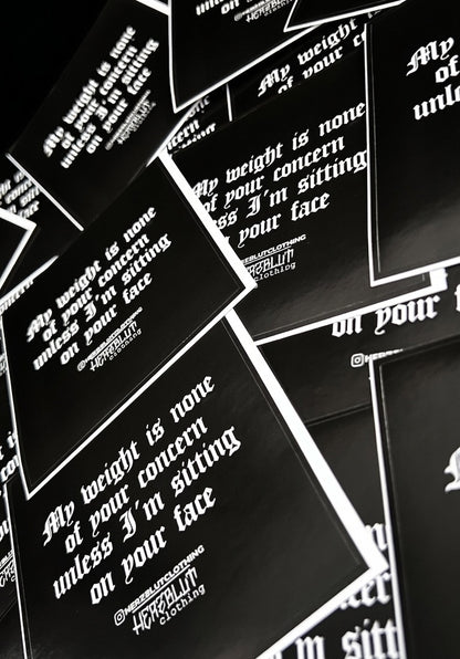 FACESITTING - Sticker