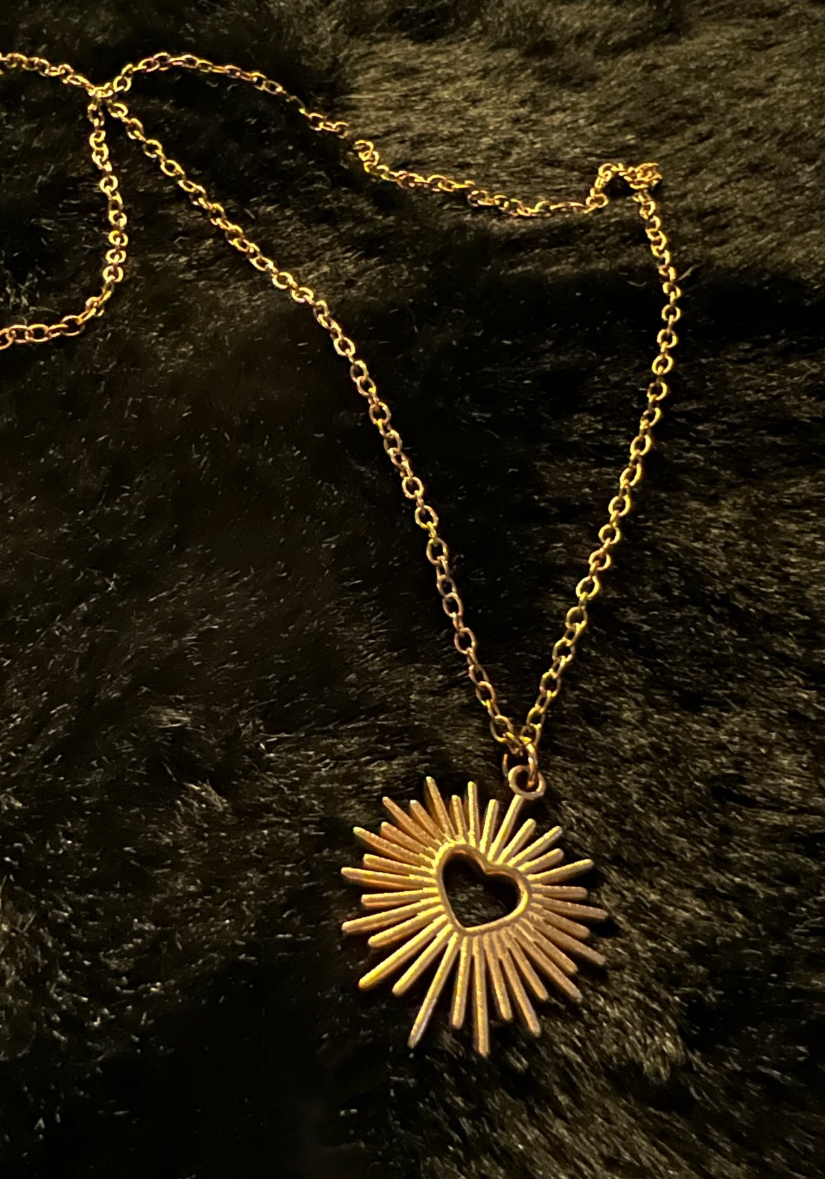 RADIANT HEART - Kette - gold/silber