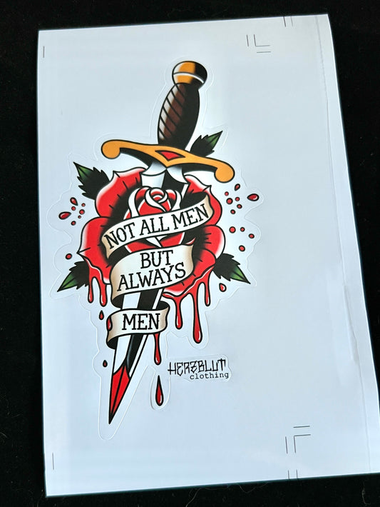 NOT ALL MEN - Sticker