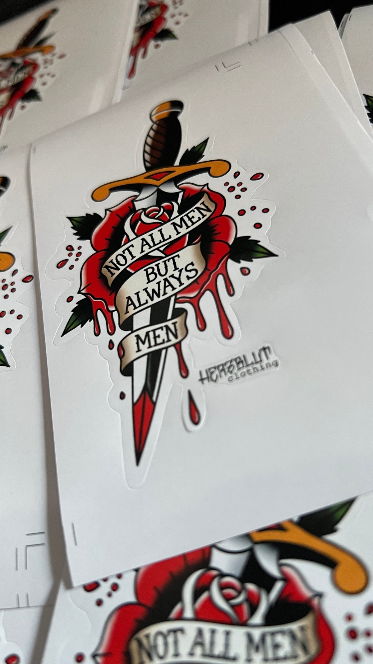 NOT ALL MEN - Sticker