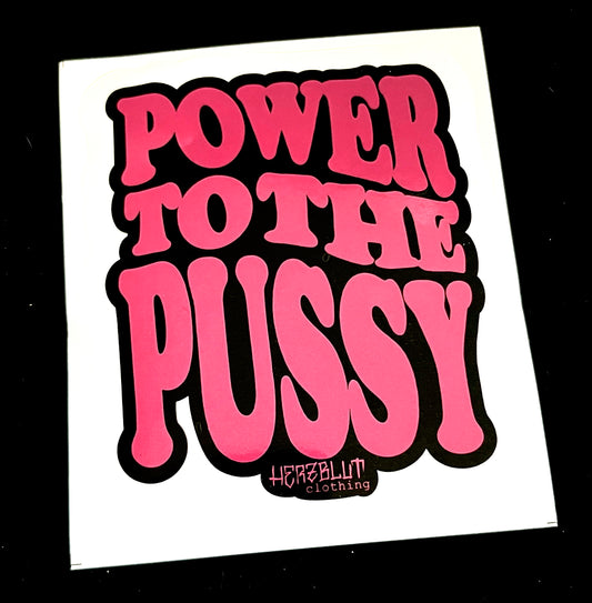 PUSSY POWER - Sticker
