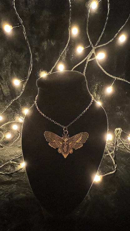 MOTH Kette - gold/silber