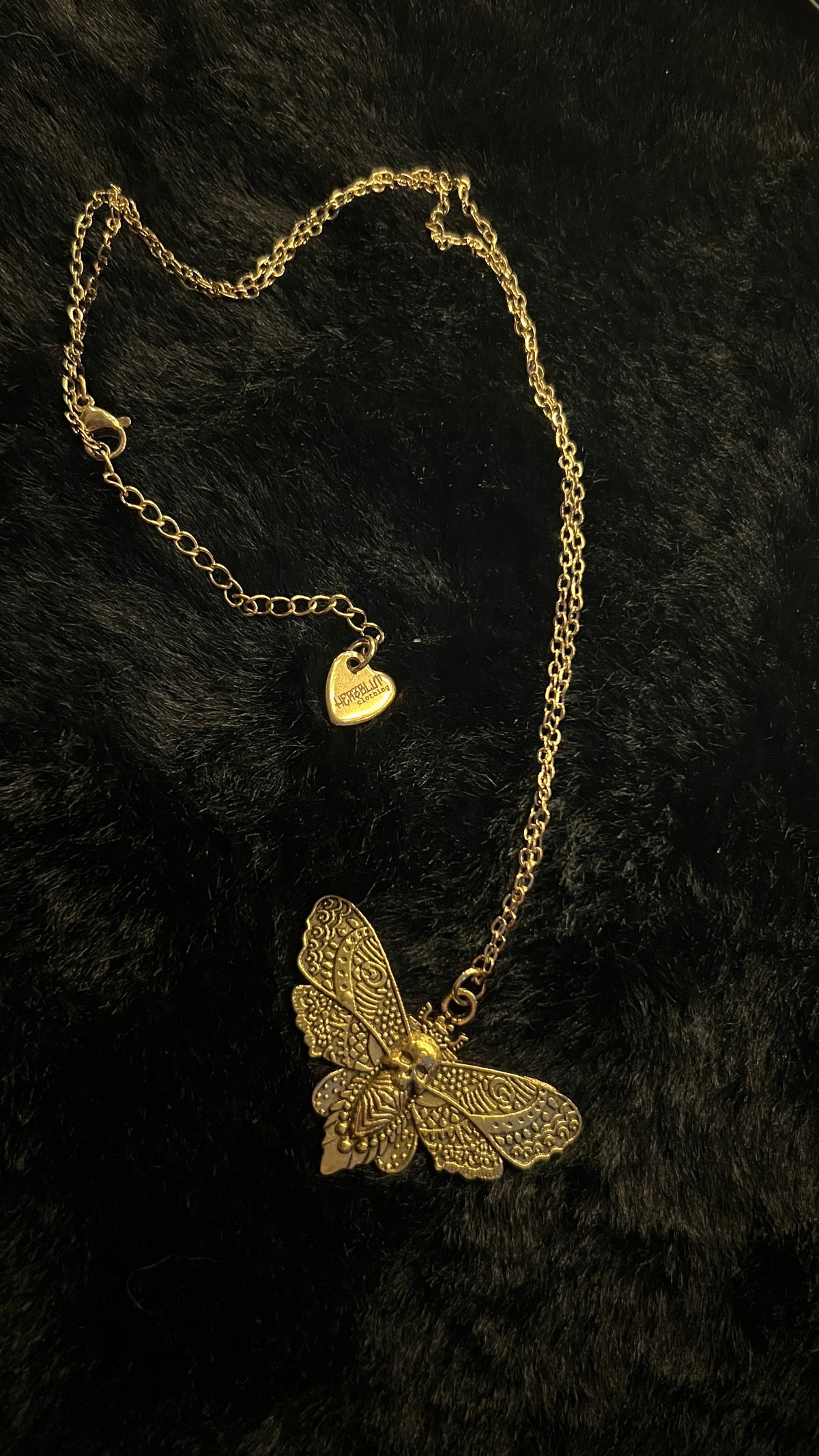 MOTH Kette - gold/silber