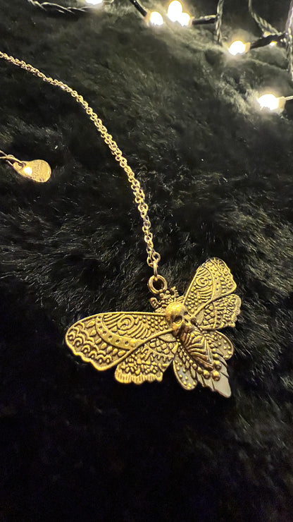 MOTH Kette - gold/silber