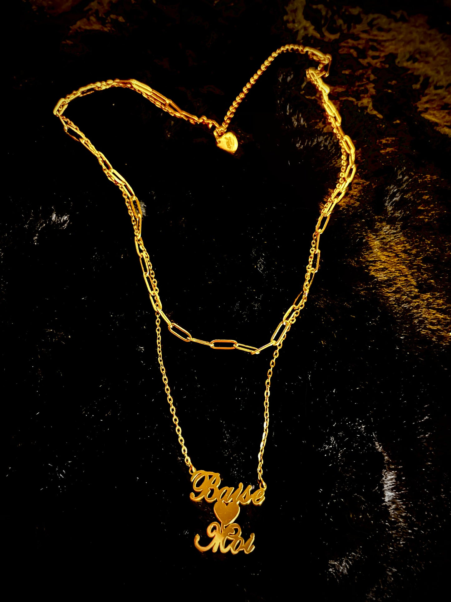 BAISE MOI Kette - gold