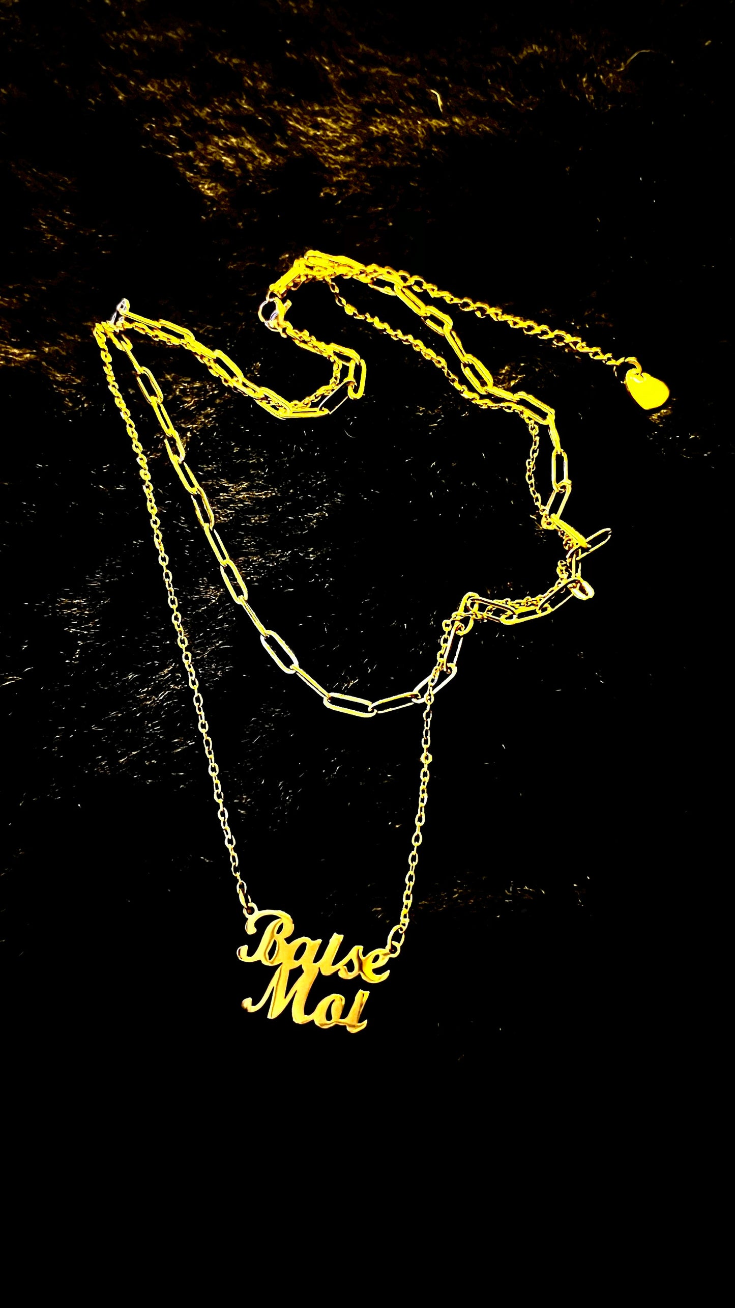 BAISE MOI - Kette - gold
