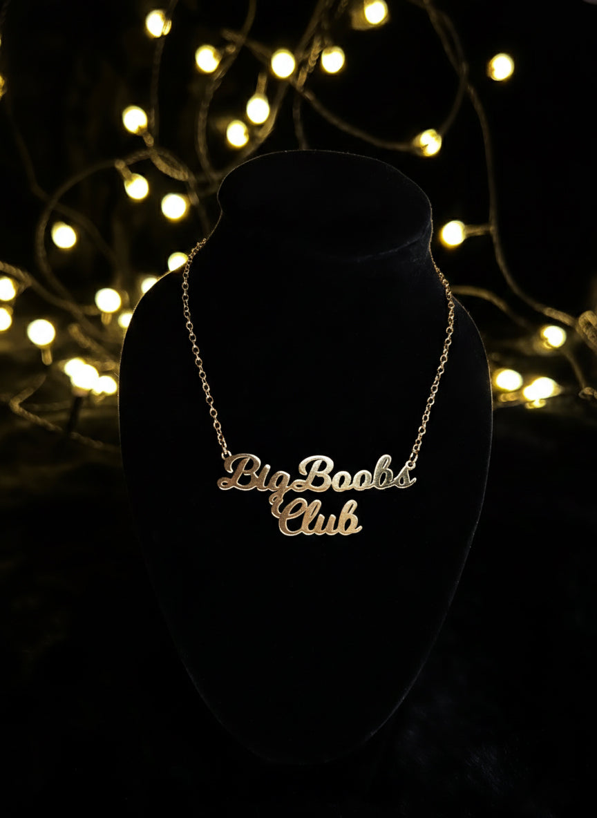 BIG BOOBS CLUB - Kette - gold