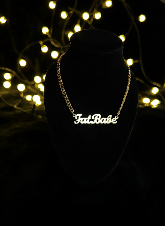 FAT BABE Kette - gold/silber