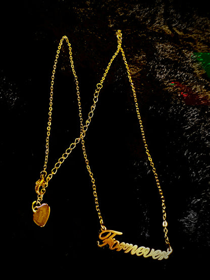 FORNEVER Kette - gold