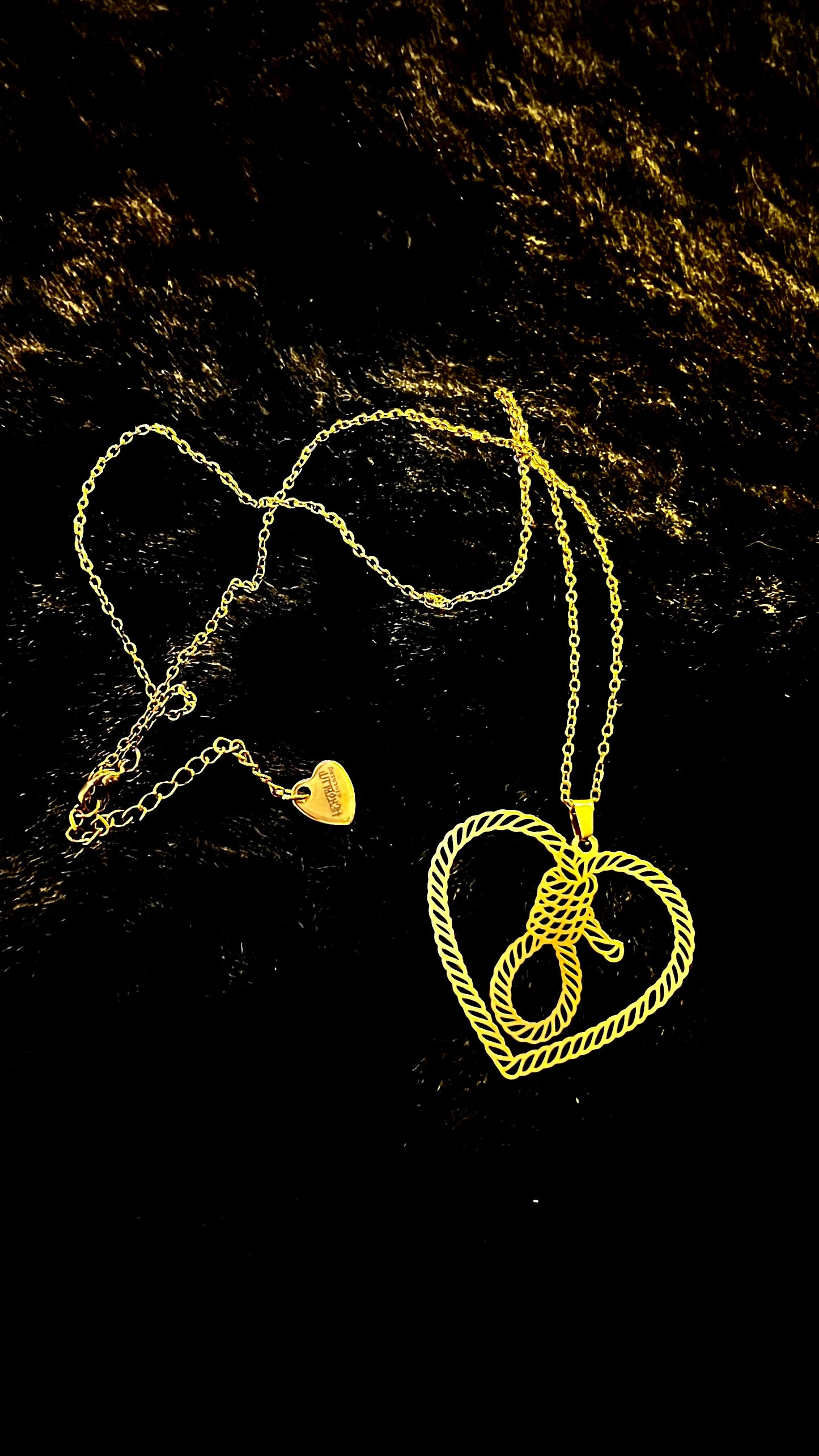HEAVY HEART Kette - gold