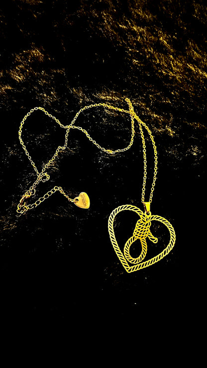 HEAVY HEART Kette - gold