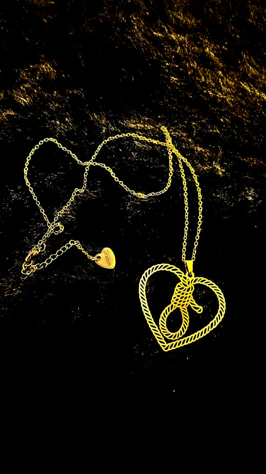 HEAVY HEART Kette - gold