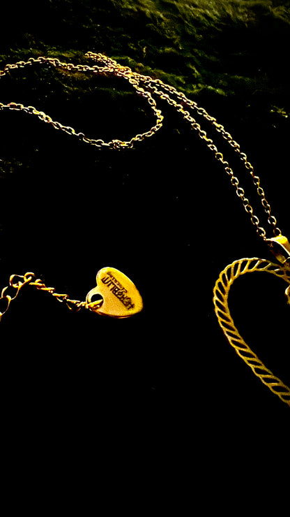HEAVY HEART Kette - gold