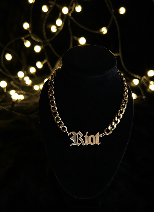 RIOT Kette - gold/silber