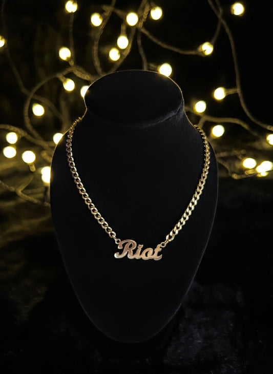 QUIET RIOT - Kette - gold