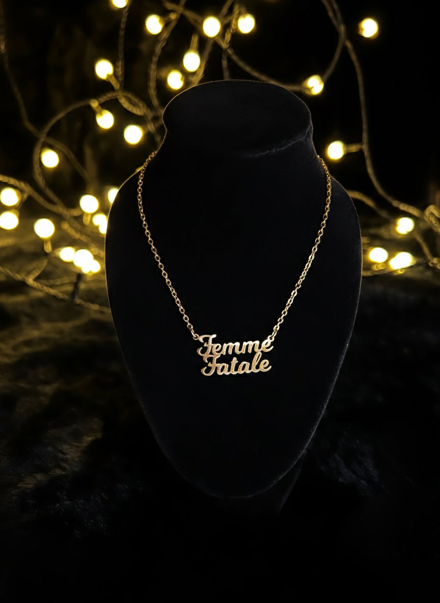 FEMME FATALE Kette - gold