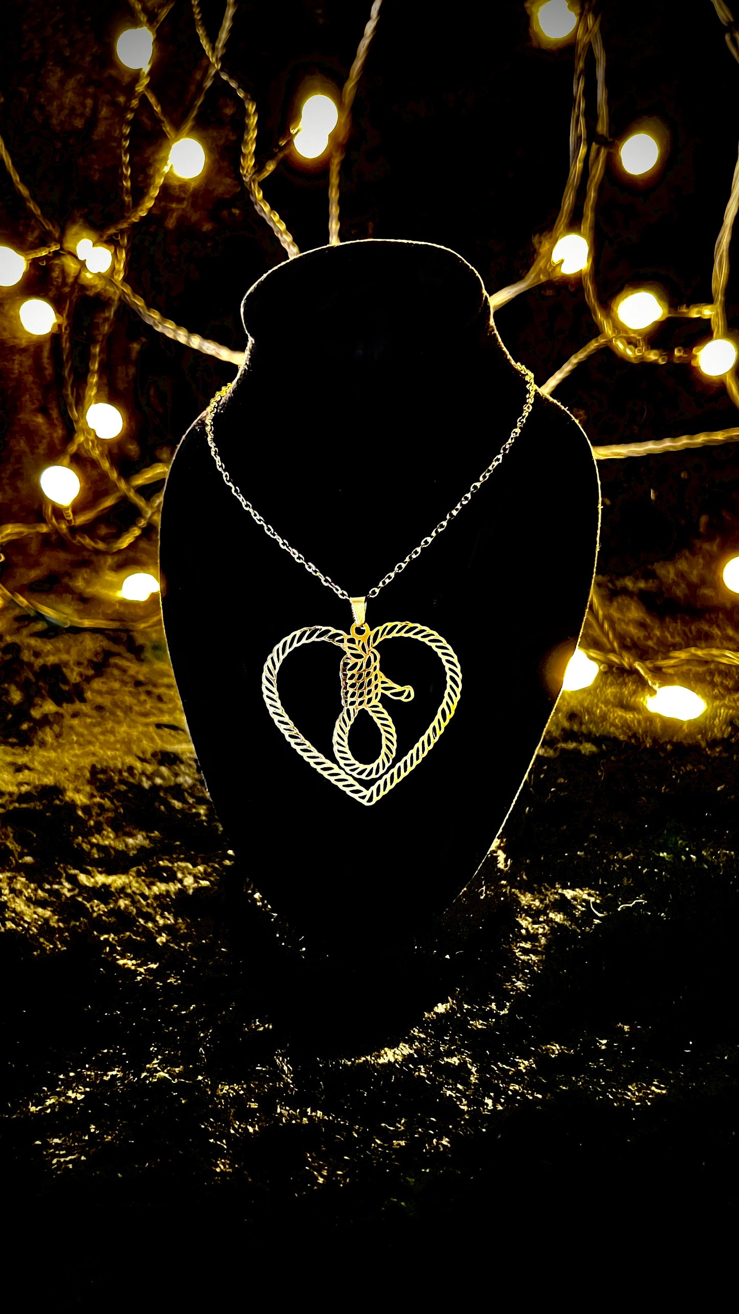 HEAVY HEART Kette - gold