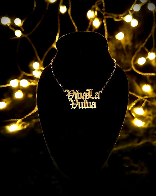 VIVA LA VULVA Kette - gold