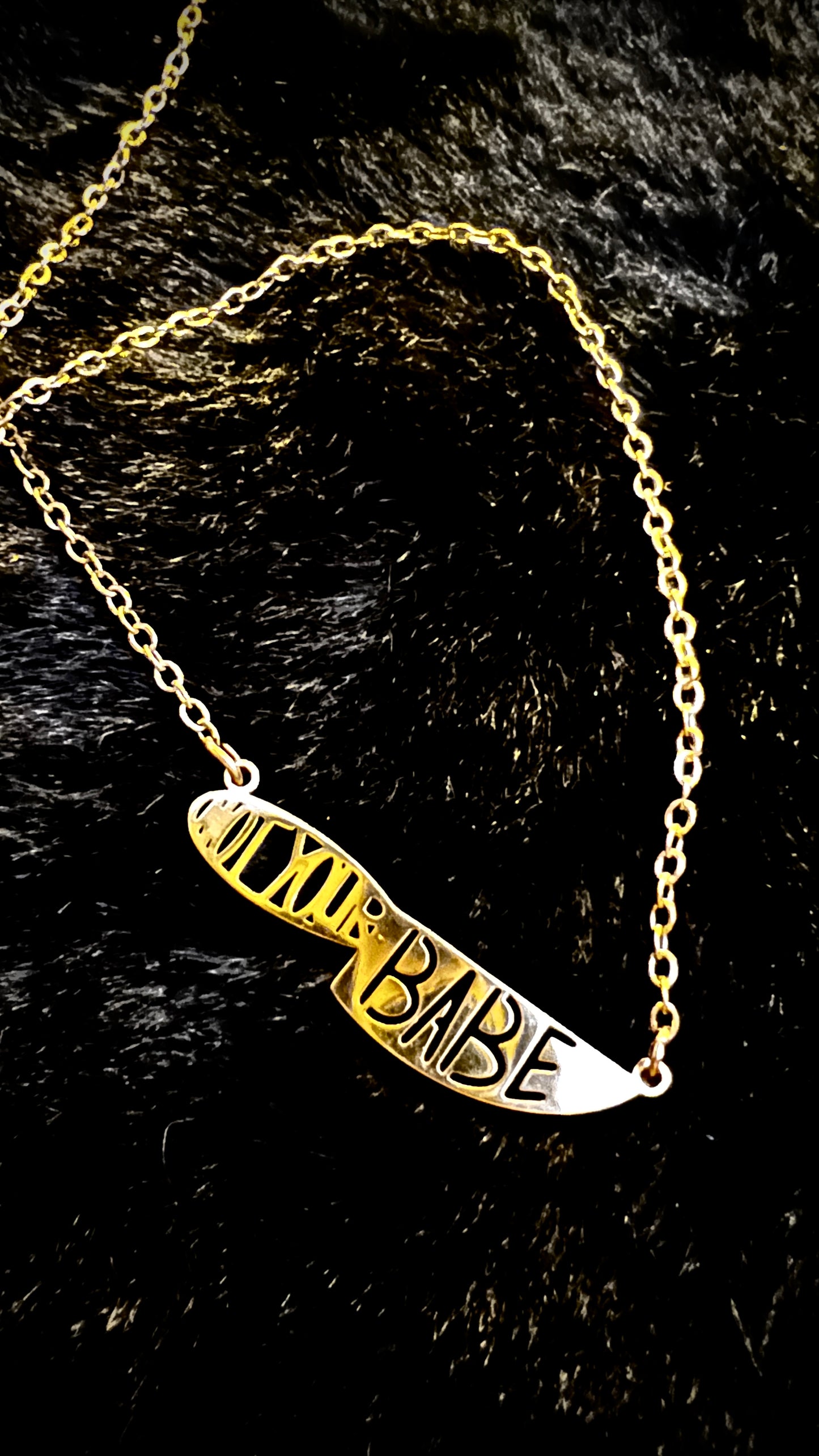 KNIFE - Kette gold/silber