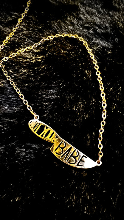 KNIFE - Kette gold/silber