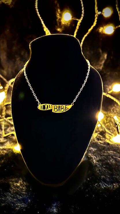 KNIFE - Kette gold/silber