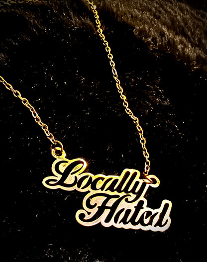 LOCALLY HATED - Kette - gold/silber