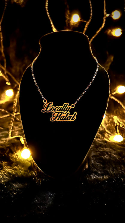 LOCALLY HATED - Kette - gold/silber