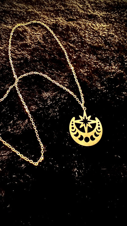 LUNAR - Kette - gold/silber
