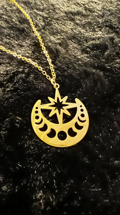 LUNAR - Kette - gold/silber