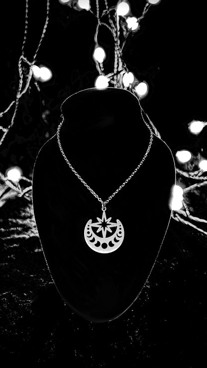 LUNAR - Kette - gold/silber